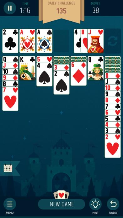 *Solitaire* iPhone Screenshot