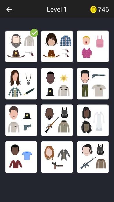 Guess The Characters for Walking Dead iPhone Screenshot