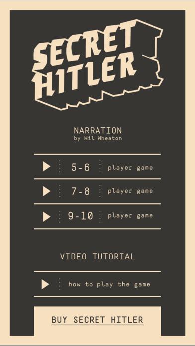 Secret Hitler Companion iPhone Screenshot
