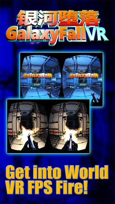 Galaxy Fall VR iPhone Screenshot