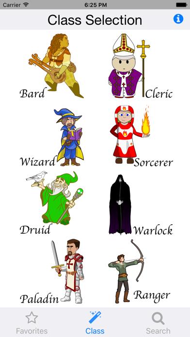 Spell Book (D&D 5e) iPhone Screenshot
