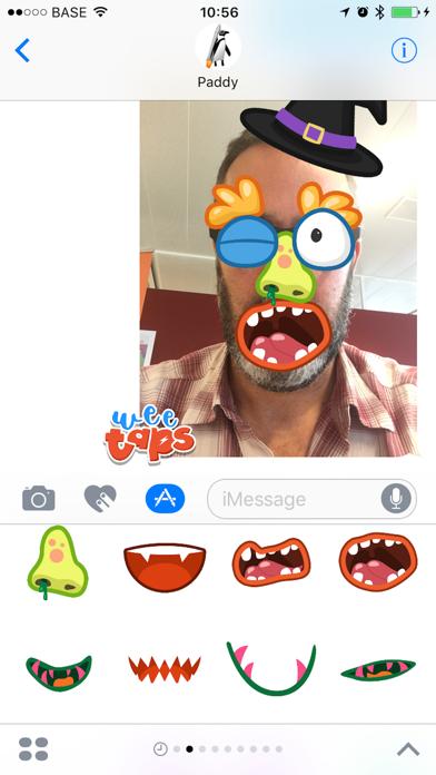 Wee Monster Stickers iPhone Screenshot