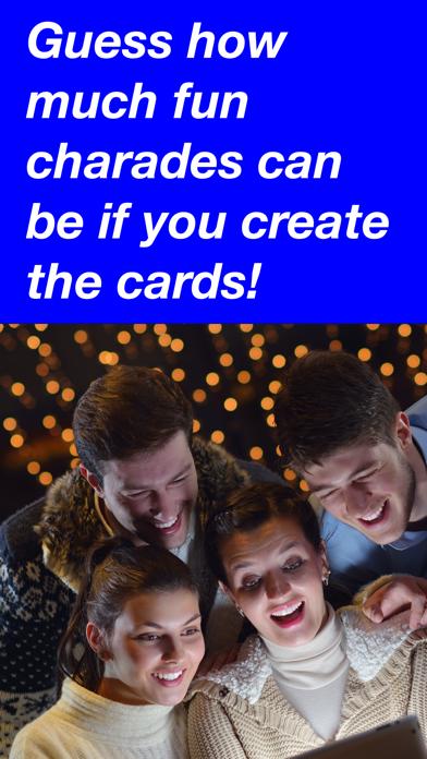 Create your own charades iPhone Screenshot