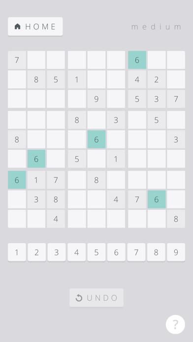Swipe Sudoku iPhone Screenshot