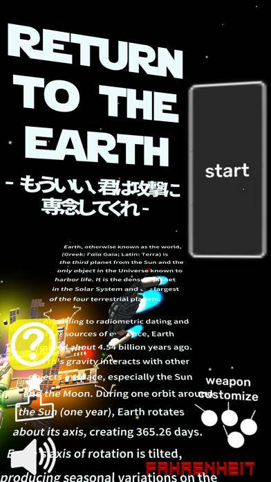 RETURN TO THE EARTH Game