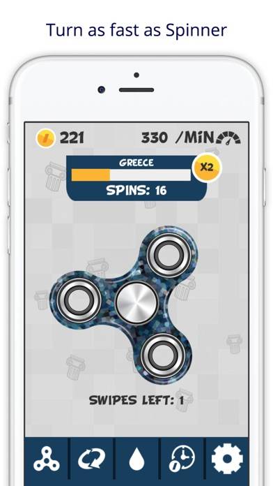 Greek Spinner Game