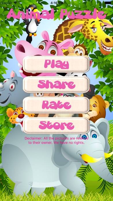 Animal Puzzle only Kids iOS