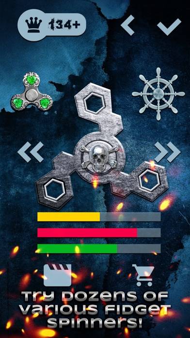 Metar Hand Spinner Simulator Game