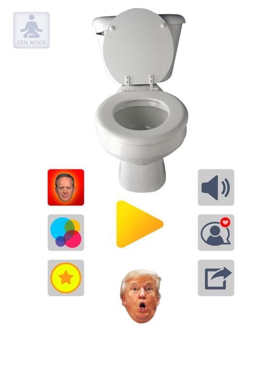 Trump Toilet Toss A Satisfying Meditation Game