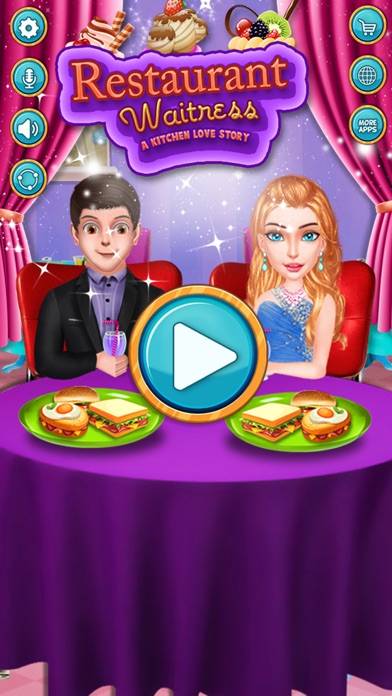 Restaurant Waitress a Kitchen Love Story Game
