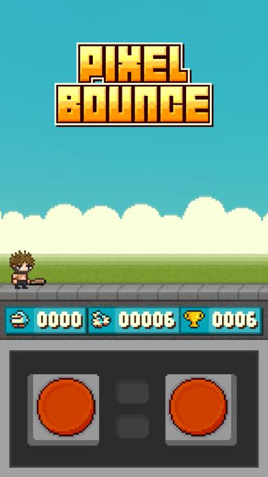 Pixel Bounce Game