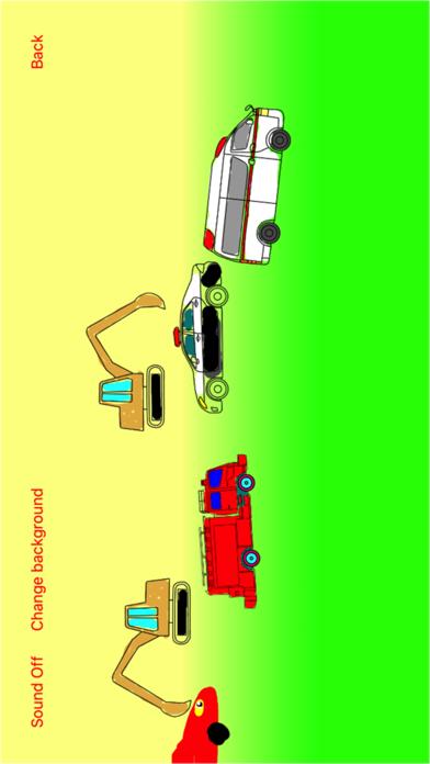 Vehicles Cars Moving Coloring Book Game