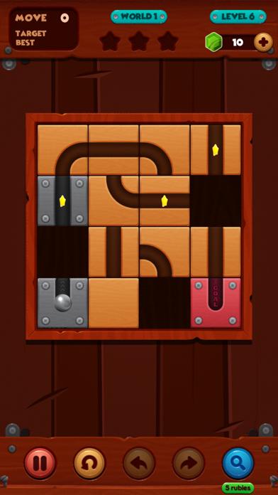 Unroll Ball Rolling Ball Game