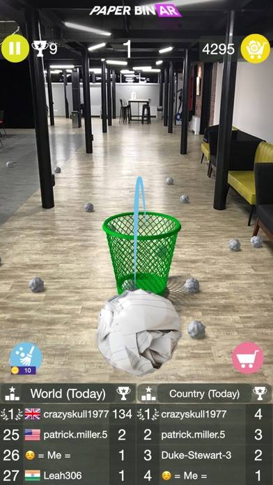 Paper Bin AR Game