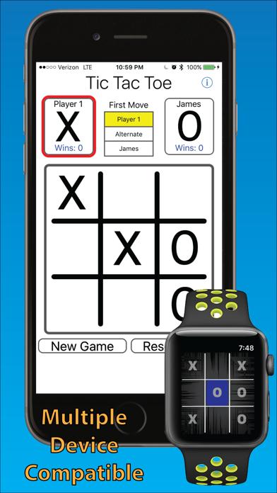 Tic Tac Toe 3-in-a-row iPhone Screenshot