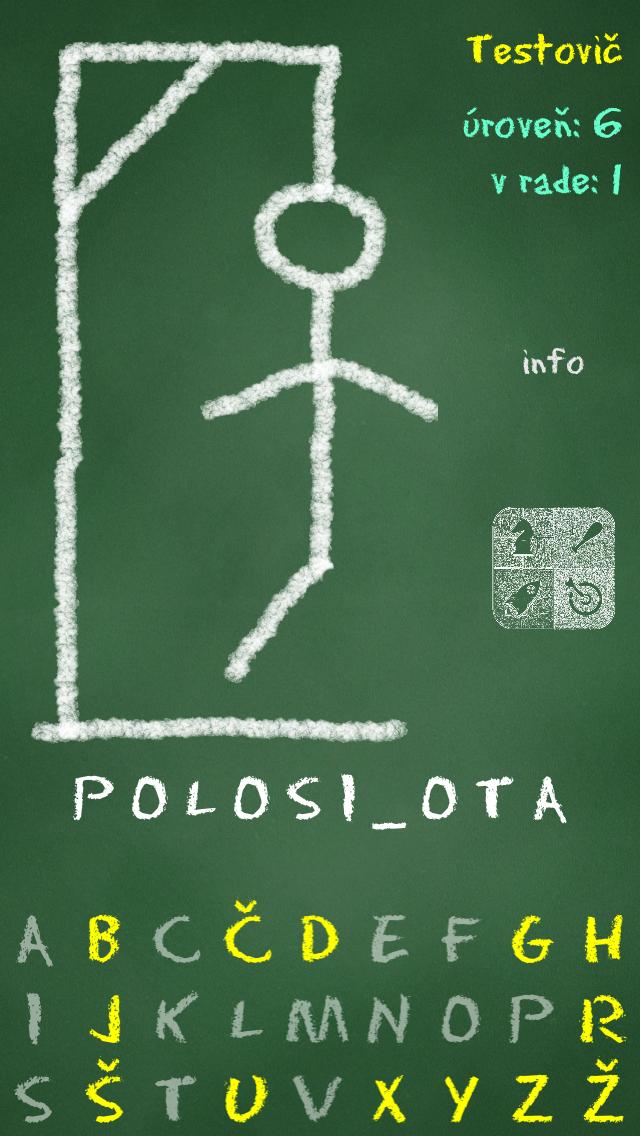 Obesenec iPhone Screenshot