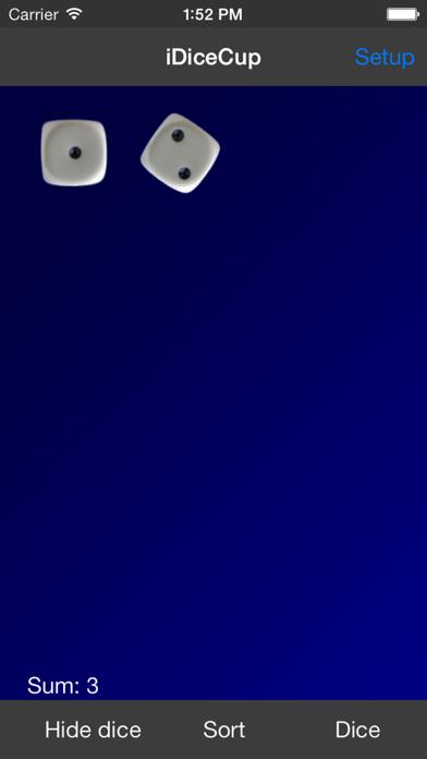 iDiceCup iPhone Screenshot
