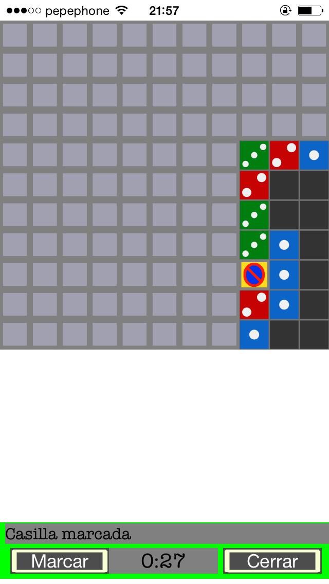 Accessible Minesweeper iPhone Screenshot