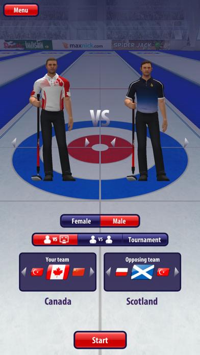 Curling3D iPhone Screenshot