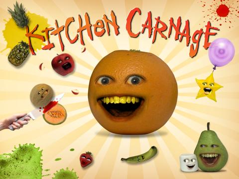 Annoying Orange: Kitchen Carnage HD iPhone Screenshot