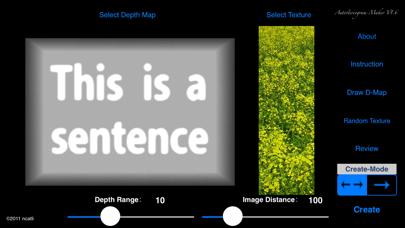 Autostereogram-Maker iPhone Screenshot