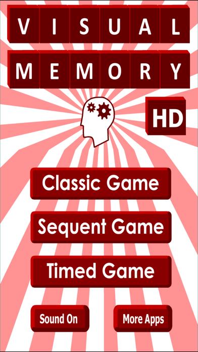 Visual Memory Game HD iPhone Screenshot