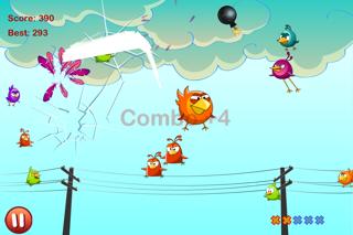 Cut the Birds 2 iPhone Screenshot