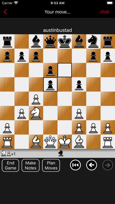 Chess By Post Free iPhone Screenshot