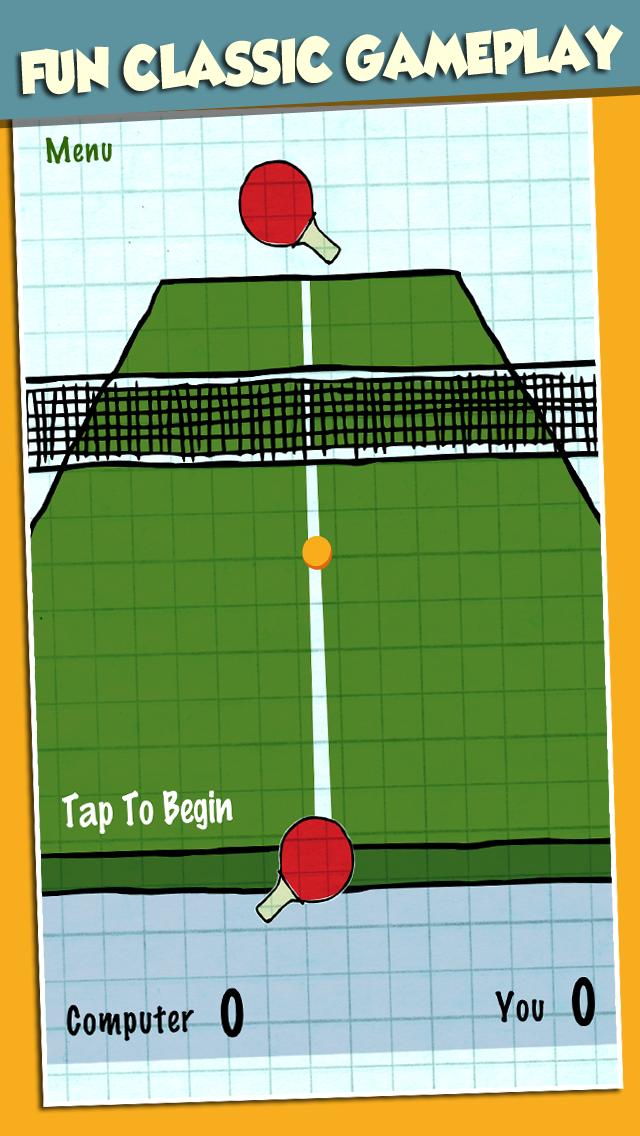 Ping Pong Doodle Battle For The Best Top King Paddle ! iPhone Screenshot