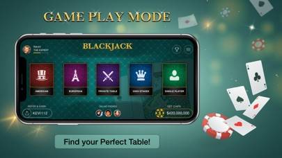 Blackjack Multiplayer iPhone Screenshot