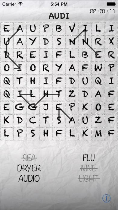 words search Z plus iPhone Screenshot