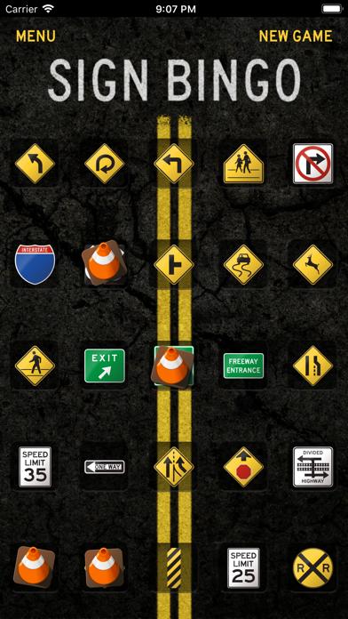 Sign Bingo iPhone Screenshot