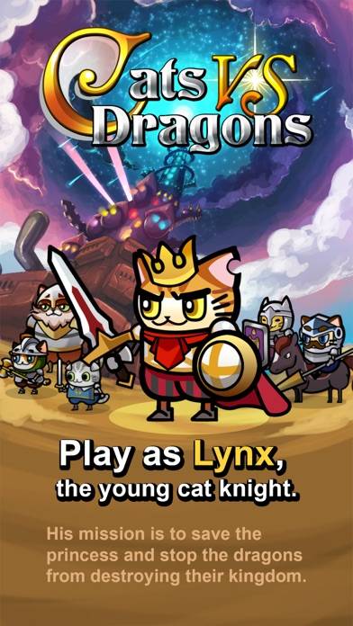 Cats vs Dragons iPhone Screenshot