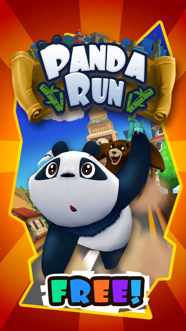 Panda Runs iPhone Screenshot