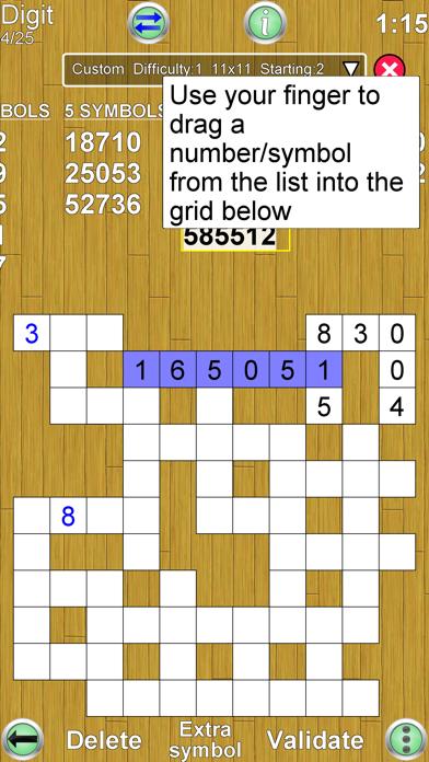 Number Fit Puzzle plus iPhone Screenshot