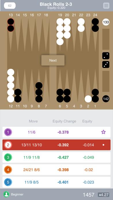 Backgammon Trivia iPhone Screenshot