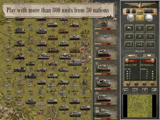 Panzer Corps iPhone Screenshot