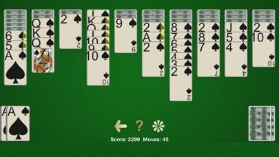 Spider Solitaire PG iPhone Screenshot