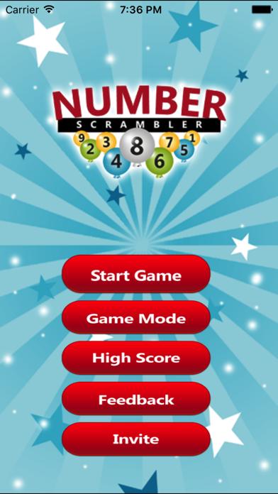 Number Scrambler iPhone Screenshot