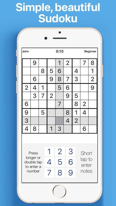 Pure Sudoku iPhone Screenshot