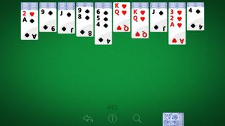Spider Solitaire (Windows 7 Style) iPhone Screenshot