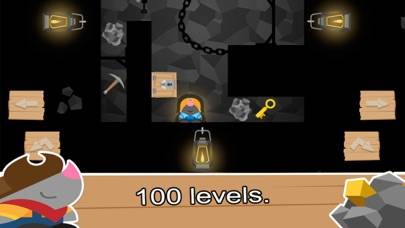 Moe Miner: fun action puzzle game. iPhone Screenshot