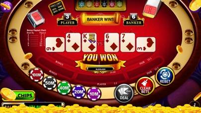 Baccarat iPhone Screenshot