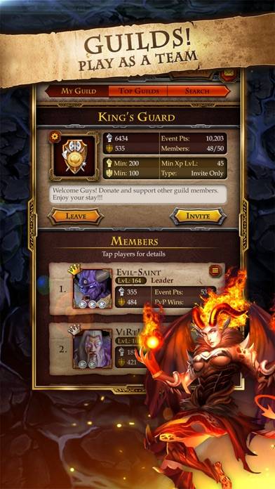 Blades of Battle RPG iPhone Screenshot