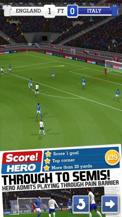 Score! Hero iPhone Screenshot