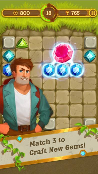 Gemcrafter: Puzzle Journey iPhone Screenshot