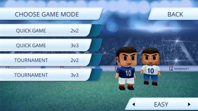 Tap Soccer game iPhone Screenshot
