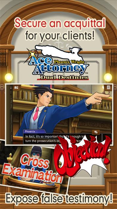 Phoenix Wright: Ace Attorney – Dual Destinies iPhone Screenshot