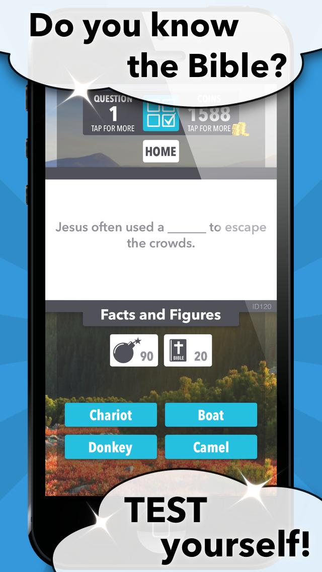 Bible Trivia Mania iPhone Screenshot