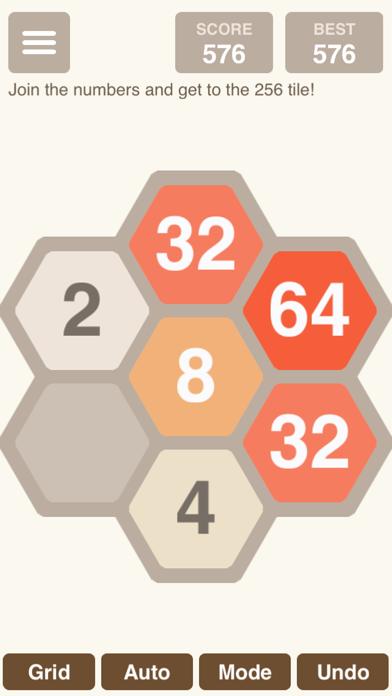 Hexic 2048 iPhone Screenshot